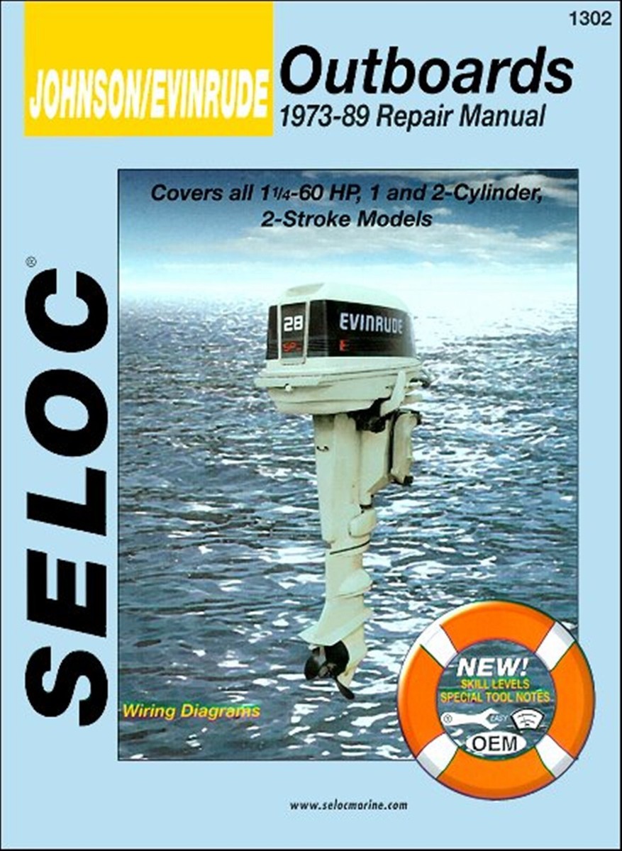 Manuel Atelier Clymer Hors-bord Evinrude/Johnson 2-300 HP - Années 1991-1994