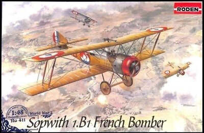 Roden 1/48 Roden Sopwith 1B1 WWI French BiPlane Bomber
