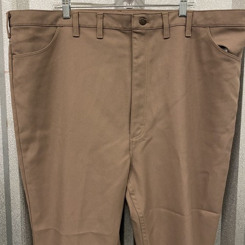 Wrangler Wrancher Mens 48x32 Tan Pants 