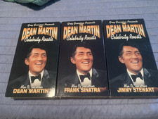 Dean Martin Celebrity Roast 3 VHS lot - 1998 - Martin, Sinatra, Stewart