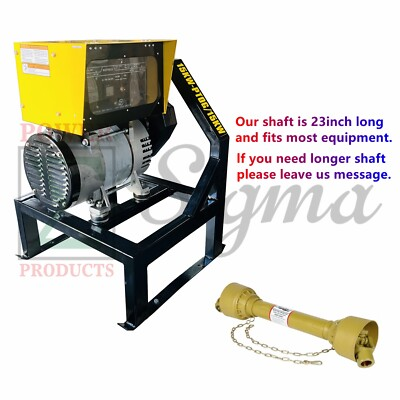 #ad #ad Sigma 15000 Watt 15KW Continuous 16000W 16KW Peak Tractor Driven PTO Generator $1899.99