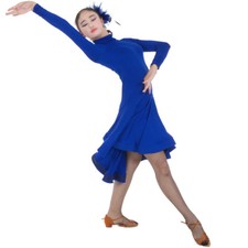 Latin Ballroom Dance Dress Modern Salsa Waltz Standard Long Dress C010 5 Colors