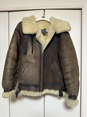 AVIREX Type B-3 Flight Mouton Leather Jacket AC-17755 B3 AVIREX Type B-3 Flight Mouton Leather Jacket AC-17755 B3