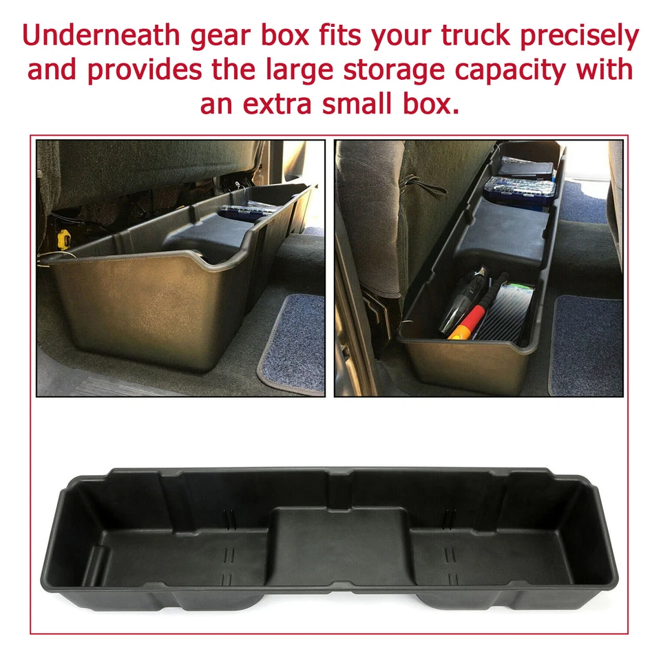 Under seat Storage Box 99-06 fits Chevy/GMC Silverado/Sierra Extended Cab 4-Door - Image 4 of 4