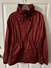 Athleta Medium Escape Jacket, Vent Back,Deep Red, Canyon Red, Pockets, Zip