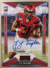 2020 Panini Playoff J.J. TAYLOR Arizona Wildcats Redzone RC ROOKIE AUTOGRAPH!