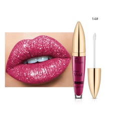 18Colors Diamond Lip Gloss Matte Glitter Liquid Lipstick Waterproof Long Lasting