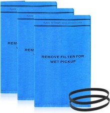 3 Wet Dry Filter Bags for 2 - 2.5 Gallon Shop Vac Vacuum Stinger Craftsman Husky