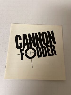 Cannon Fodder Panasonic 3DO System (1994) Manual Only Instruction Booklet