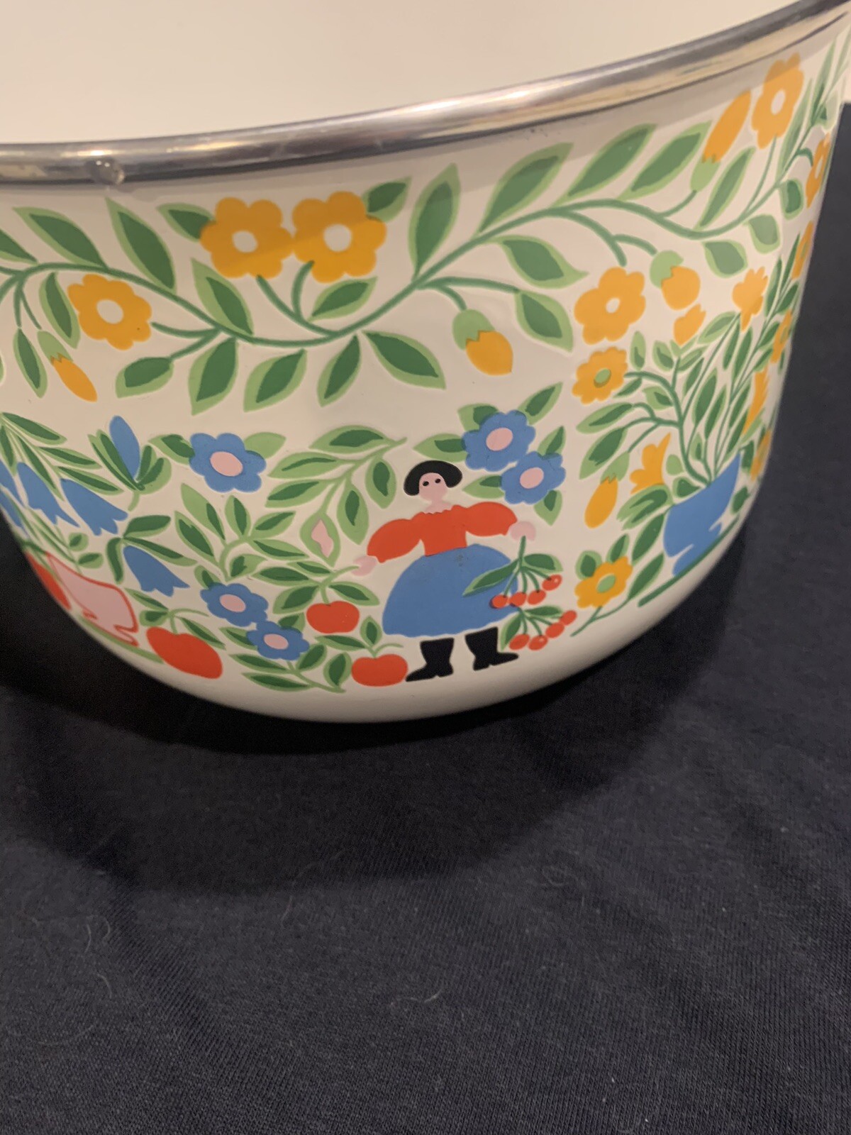 Kobe Kitchen of Japan Amish Enamelware Bowl | eBay