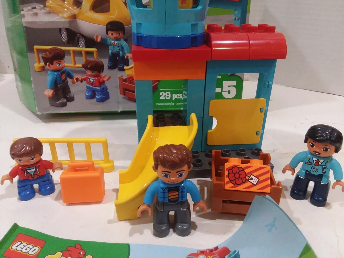 LEGO DUPLO Town Airport 10871 Building Blocks Missing Airplane