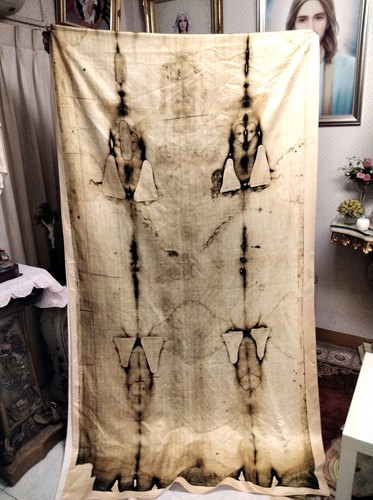 Shroud of Turin Full Fabric Print Jesus Easter Lent HolyWeek Christmas Gift - Picture 6 of 11