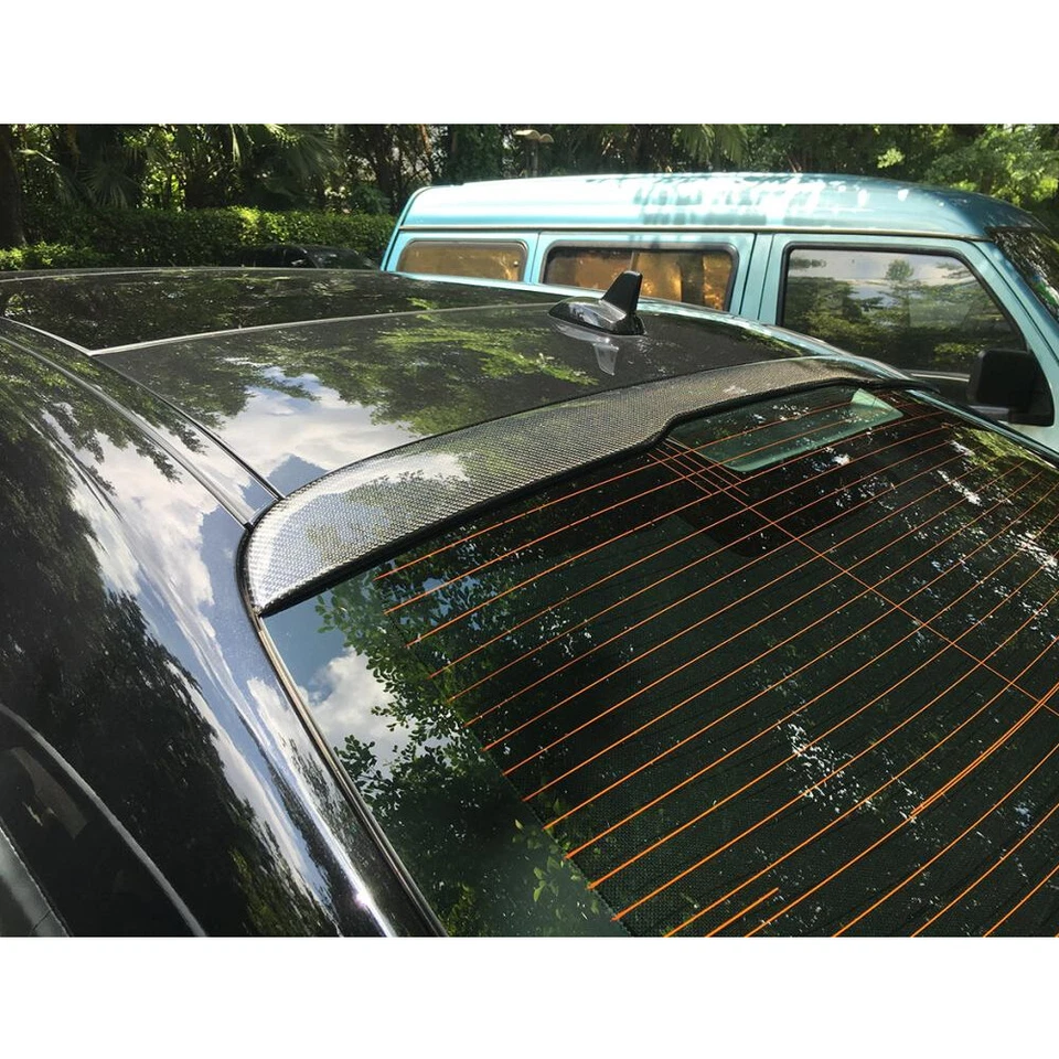 Alerón de techo trasero de carbono real para Mercedes Benz W222 S400 S63 S65 2014-2020 Foto 4 de 4