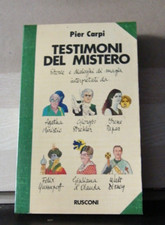 (LB7) LIBRO, TESTIMONI DEL MISTERO, PIER CARPI - RUSCONI