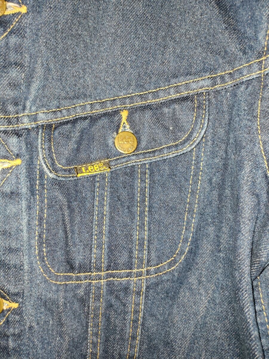 Vintage Lee Rider Denim Jacket Size 20 PATD 153438 Made in Vintage Lee Rider Denim Jacket Size 20 PATD 153438 Made in