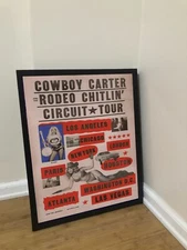 Beyonce Cowboy Carter And The Rodeo Chitlin Circuit Tour 2025 Poster