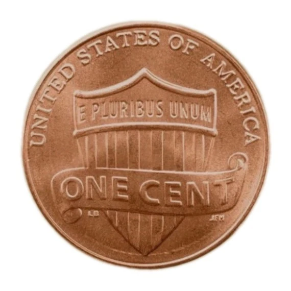 2014 Lincoln Shield BU, DDO, Double, Extreme Die Clash Penny, Cent, Error Coin. - Image 2 of 3