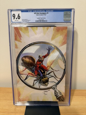 #ad All Out Avengers #1 Super Rare 1:100 Campell Virgin Variant CGC 9.6 $59.99