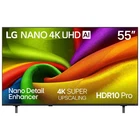 LG NU85 55" 4K UHD Smart TV α7 AI Processor 4K Gen9 webOS 26