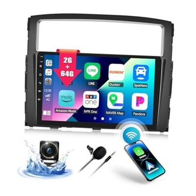 2G+64G Car Stereo Radio with CarPlay Android Auto for Mitsubishi Montero 