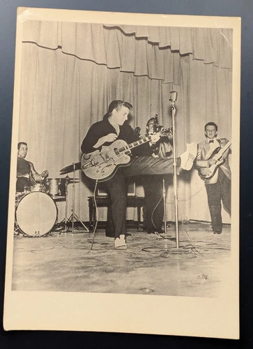 1959 R&R Postcard 4 1/4 x 6-EDDIE COCHRAN-Summertime Blues-Frame it!