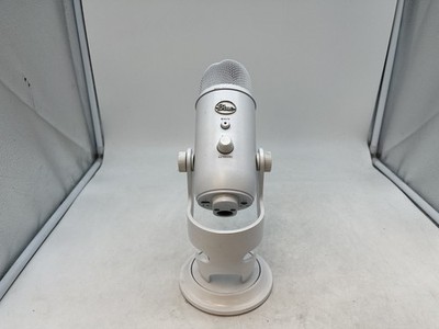 Blue Yeti USB Condenser Microphone White, Mute, Gain, Volume, Free S/H