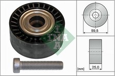 Schaeffler INA Umlenk-/Führungsrolle Keilrippenriemen 532 0433 10 für CITROËN 7A