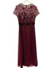 JS Collections Floral 3DEmbellished Gown Size 10