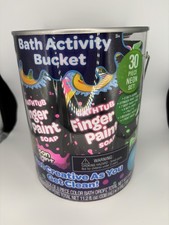 Crayola Bath 30Pc Activity Bucket - Wash Pen Bath Bombs Finger Paint Soaps Body