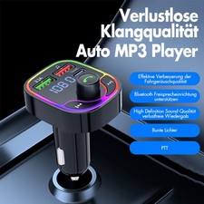 FM Transmitter Bluetooth 5.0 Radio USB MP3 KF...