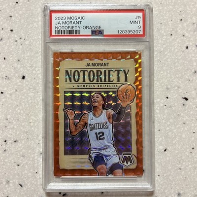 2023 Mosaic Ja Morant Notoriety Orange/49 PSA 9