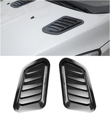 2 Piece Universal Carbon Fiber Hood Vents