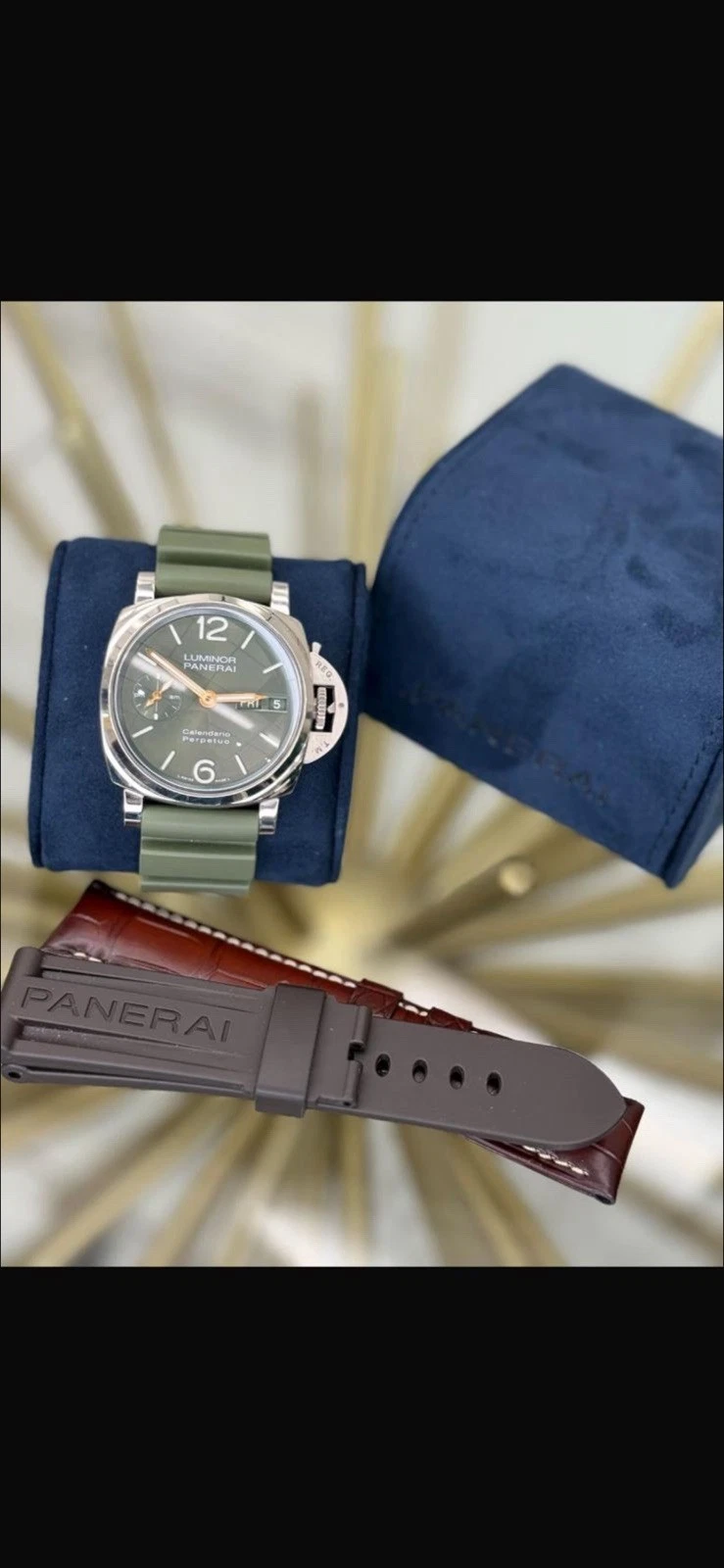Panerai — Panerai Luminor PAM00715 Platinum 44mm Perpetual Calendar