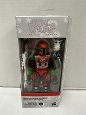 Star Wars Hasbro Black Series Action Figure Mandalorian Warrior Holiday Edition