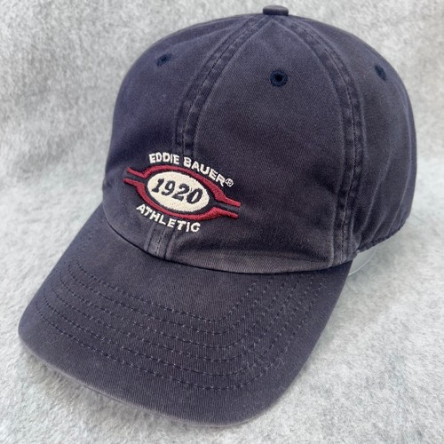 Eddie Bauer 1920 Athletic Mens Navy Blue Hat Fitted Baseball Cap XL