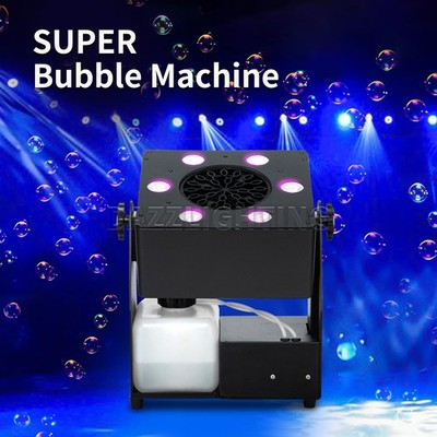 PAIDUN 90W LED Automatic Bubble Effect Machine Maker Party Kids DJ Disco Club