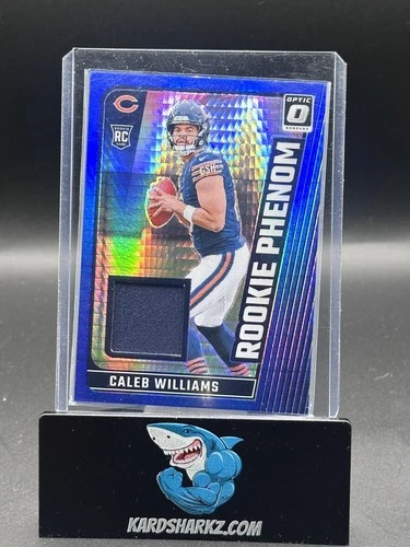 Caleb Williams 2024 Panini Donruss Optic Blue Hyper Rookie Phenom Patch #RPB-CWS