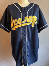 Nicaragua #5 Baseball Jersey Mens Appliquéd - Size 40 (L?)