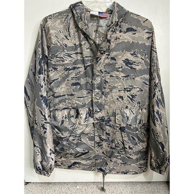 US Air Force ABU Digital Tiger Stripe Lightweight Rain Suit Medium