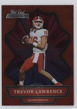 2021 Wild Card Alumination Red Trevor Lawrence #ABC-1 Rookie RC 1n5. rookie card picture