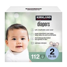 Kirkland Signature Diaper Size 2 12  18 lb   112  Count
