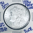 1886 BU UNCIRCULATED MORGAN SILVER DOLLAR AUTHENTIC U.S. MINT FREE SHIPPING 3608