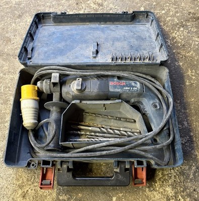 Bosch GBH 2 SR Bohrhammer kabelgebunden 110V 620W voll funktionsfähig