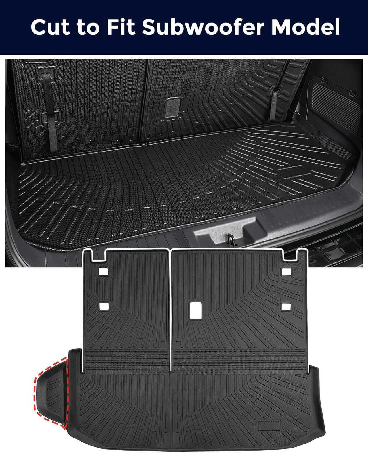 Floor Mats & Cargo Liner for Toyota Highlander 2020-2025 (Only for Bench Seat...