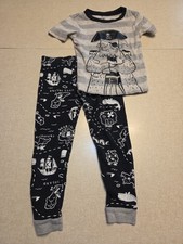 Carters Pajama Set 3T Pirates Captain Ship Cotton