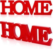 Home Letter Table Sign Standing Letter Table Sign Rustic Wooden Decor for Living