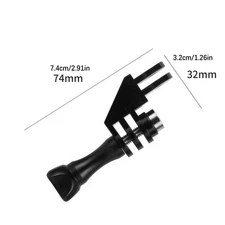 90 Degree Direction Adapter Elbow Mount With Thumbscrew For GoPro Hero 11