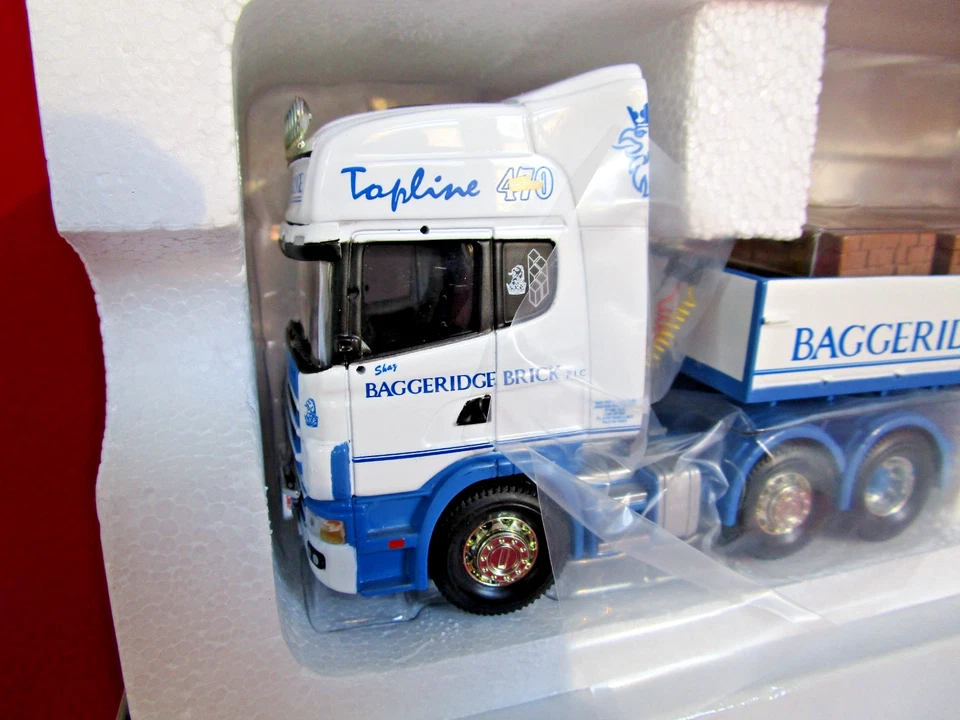 Corgi 1:50 CC12925 Scania Topline Sided Crane Trailer with Brick Load BNIB - Image 3 of 4