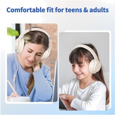 Portable Over Ear Headphones - Tangle-Free Cord