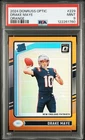 2024 PANINI DONRUSS OPTIC - Rated Rookie Drake Maye #229 Orange /249 (RC) PSA 9